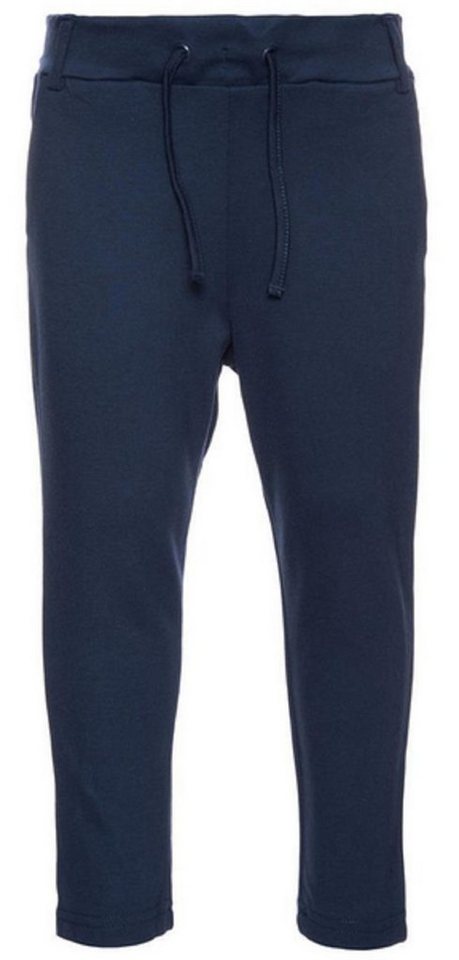 Name It Stoffhose Name It Mädchen Sweat-Hose mit Kordel in dunkelblau von Name It