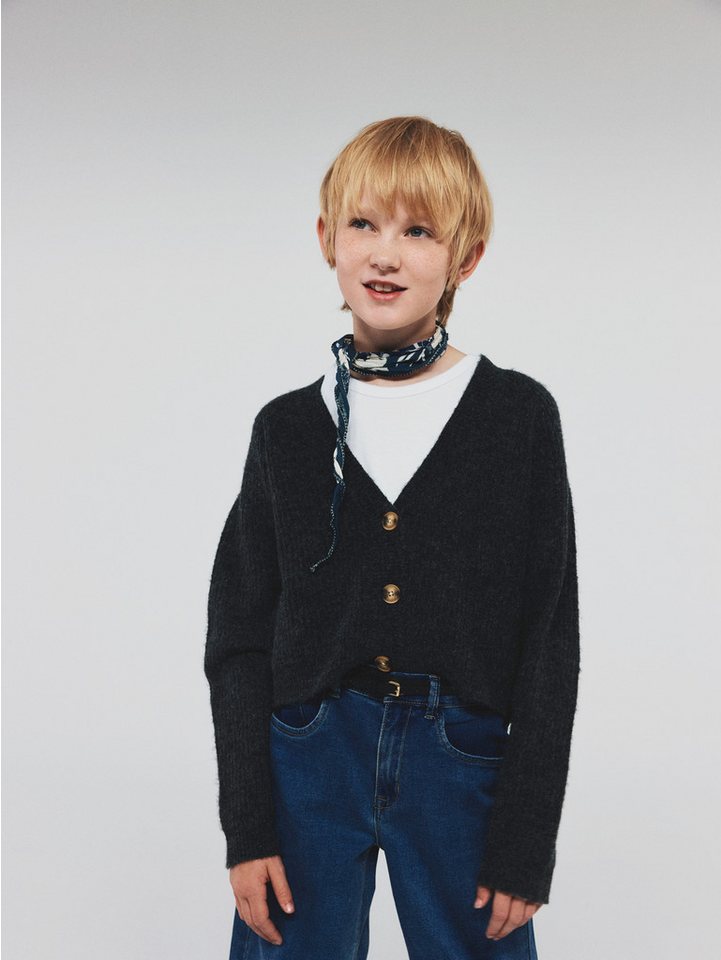 Name It Strickjacke NKFHOLLY BOXY SHORT KNIT CARD NOOS von Name It