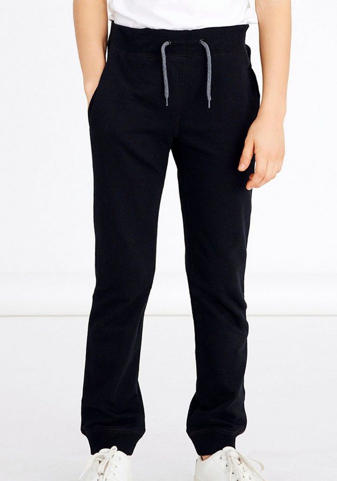 Name It Sweathose NKMRYAN für Jungen mit Cargotaschen und Stretch unifarben, casual, relaxed fit, Baumwollmischung, Web von Name It