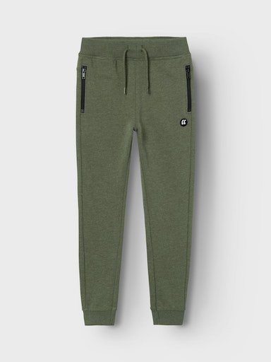 Name It Jogginghose NKMVIMO für Jungen mit Bündchen und Stretchkomfort unifarben, casual, regular fit, Baumwollmischung, Rundhals von Name It
