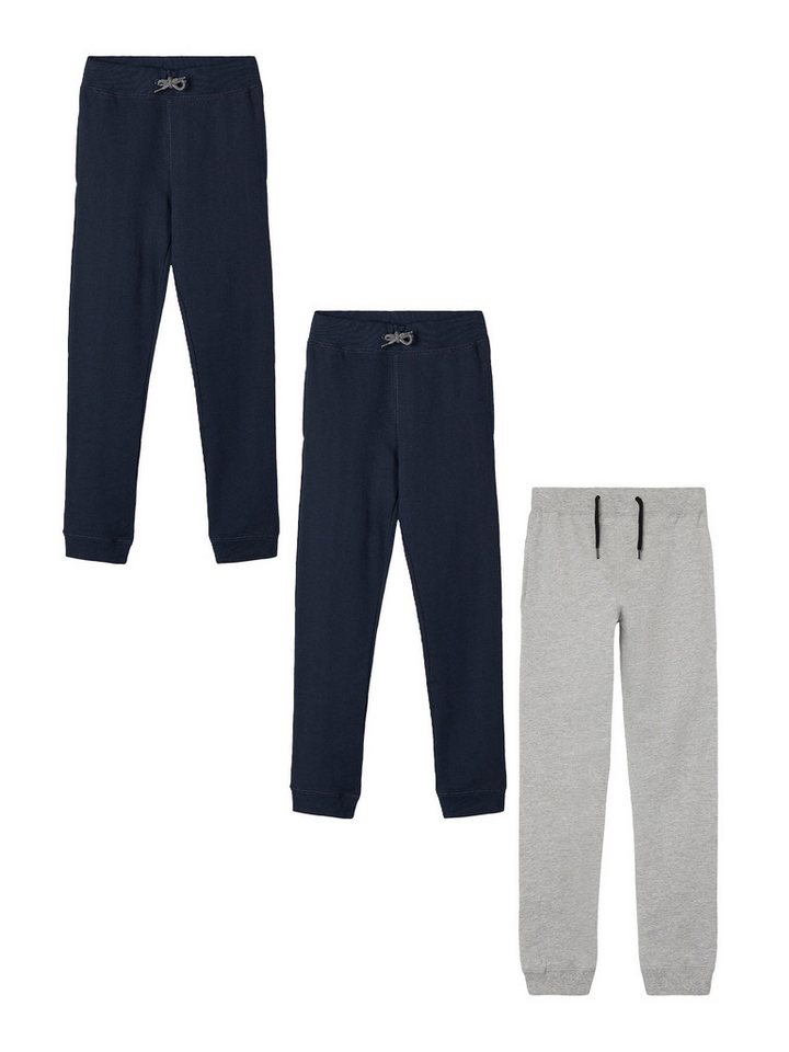Name It Sweatpants Basic 3-er Stück Set Sweatpants NKMSWEAT (3-tlg) NKMSWEAT PANT UNB NOOS von Name It