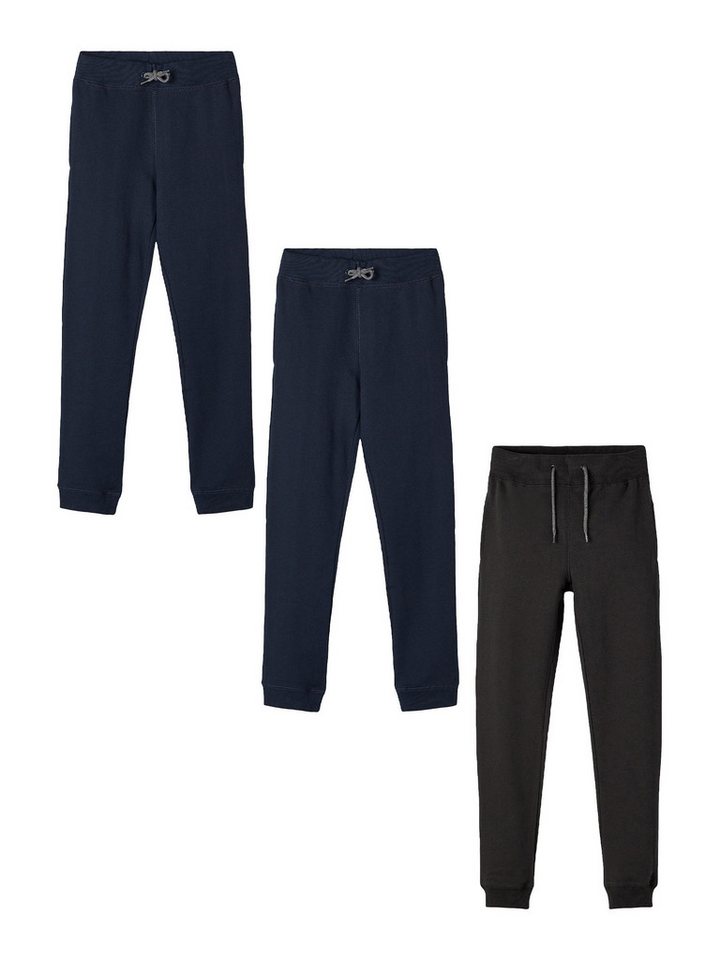 Name It Sweatpants Basic 3-er Stück Set Sweatpants NKMSWEAT (3-tlg) NKMSWEAT PANT UNB NOOS von Name It