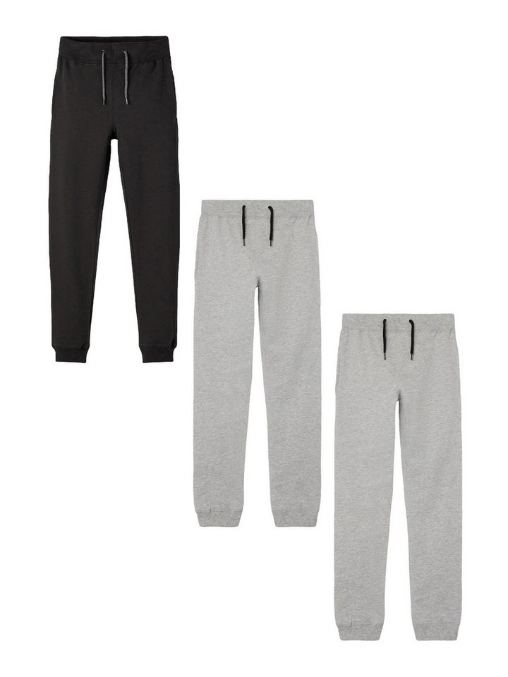 Name It Sweatpants Basic 3-er Stück Set Sweatpants NKMSWEAT (3-tlg) NKMSWEAT PANT UNB NOOS von Name It