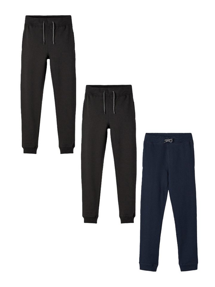 Name It Sweatpants Basic 3-er Stück Set Sweatpants NKMSWEAT (3-tlg) NKMSWEAT PANT UNB NOOS von Name It