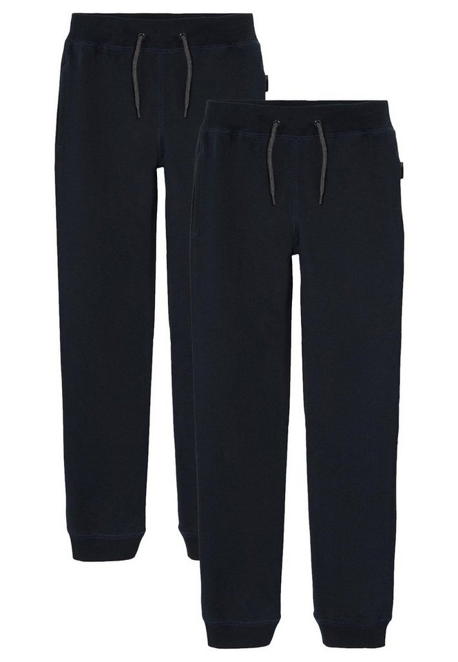 Name It Sweatpants 2-er Set Basic Sweatpants Gefüttert NKMSWEAT (2-tlg) NKMSWEAT PANT BRU NOOS von Name It