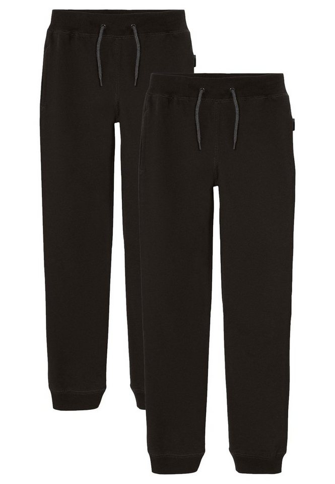 Name It Sweatpants 2-er Set Basic Sweatpants Gefüttert NKMSWEAT (2-tlg) NKMSWEAT PANT BRU NOOS von Name It
