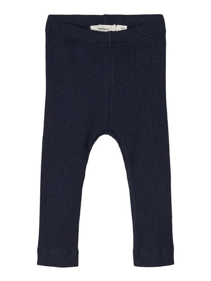 Name It Sweatpants Name It Baby Basic Leggings Bio-Baumwolle in Ripp (1-tlg) von Name It