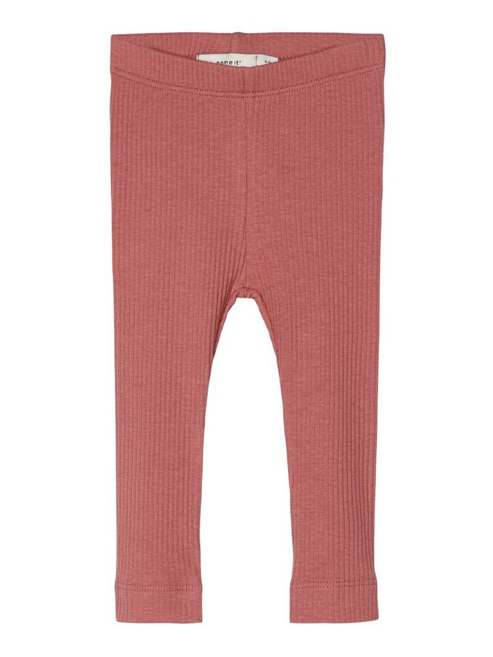 Name It Sweatpants Name It Baby Basic Leggings Bio-Baumwolle in Ripp (1-tlg) von Name It