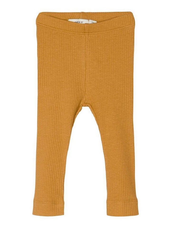 Name It Sweatpants Name It Baby Basic Leggings Bio-Baumwolle in Ripp (1-tlg) von Name It