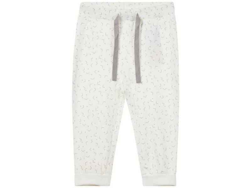Name It Sweatpants Name It Unisex Baby-Hose aus Bio-Baumwolle in weiß von Name It