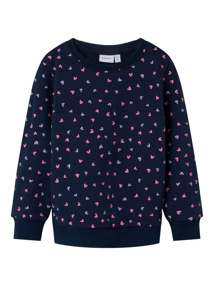 Name It Sweatshirt NMFDAVINA LS SWEAT FLEECE BRU NOOS von Name It