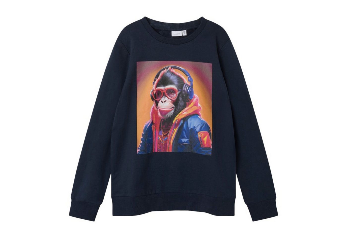 Name It Sweatshirt Name It Orlando Sweatshirt Dark Sapphire Navy Affe 134/140 Name It Sweatshirt Name It Orlando Sweatshirt Dark Sapphire Navy Affe 134/140 von Name It