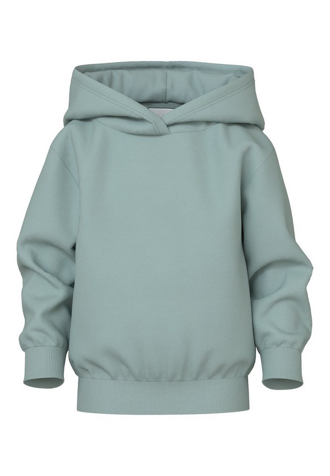 Name It Sweatshirt Große Kapuze NMFVIAN LS NREG SWEAT WH BRU von Name It
