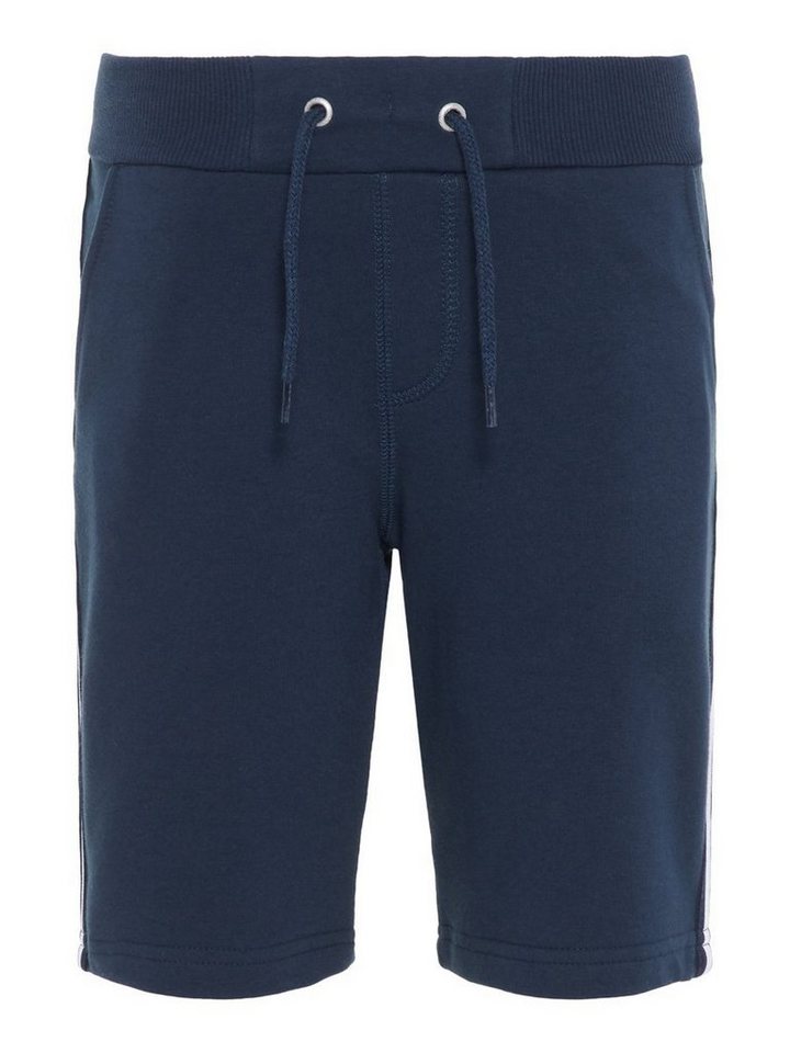Name It Sweatshorts Name It Jungen Stoffhose mit Tunnelzug in blau von Name It