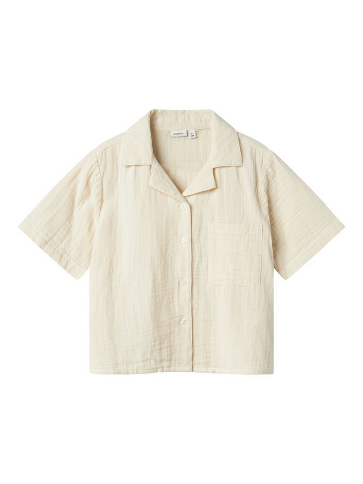 Name It T-Shirt Kurzarm- aus Baumwolle mit Brusttasche NKFJASMIN SS SHORT SHIRT NOOS von Name It