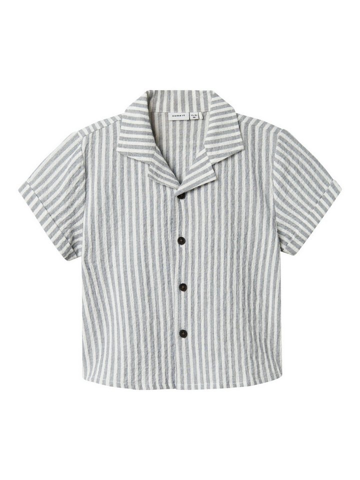 Name It T-Shirt Kurzarmhemd mit Gittermuster NMMFEDENIS SS SHIRT von Name It