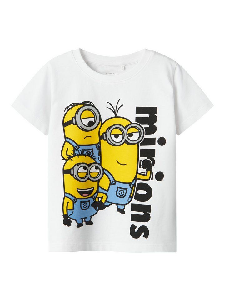 Name It T-Shirt Mädchen mit Minions Print mit lizensiertem Print von Name It