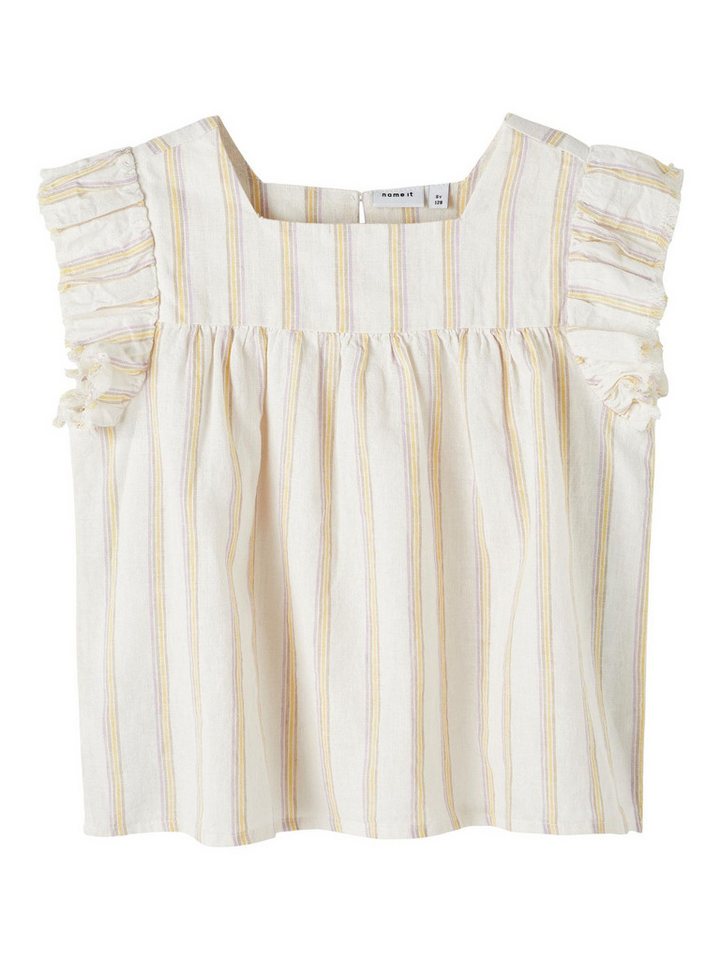 Name It T-Shirt Puffärmel in Knitteroptik NKFHALEA NKFHALEA SS TOP von Name It