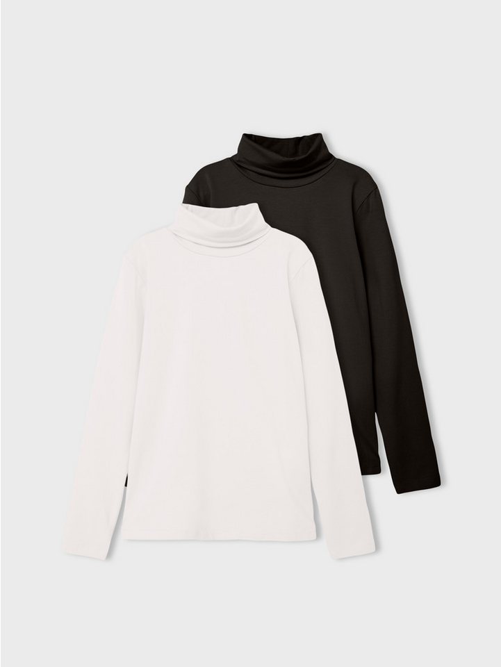 Name It T-Shirt NKNVIGGO 2P LS SLIM ROLLNECK O NOOS (Packung, 2-tlg) von Name It