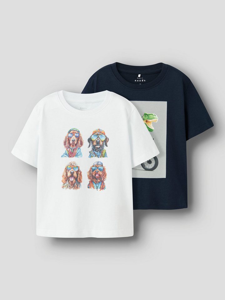 Name It T-Shirt NMMVOTO 2P SS NREG TOP (Packung, 2-tlg) von Name It