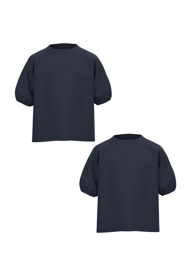 Name It T-Shirt Puffärmel 2-er Set NKFVIVALDI (2-tlg) NKFVIVALDI SS SHORT BOXY TOP H1 von Name It