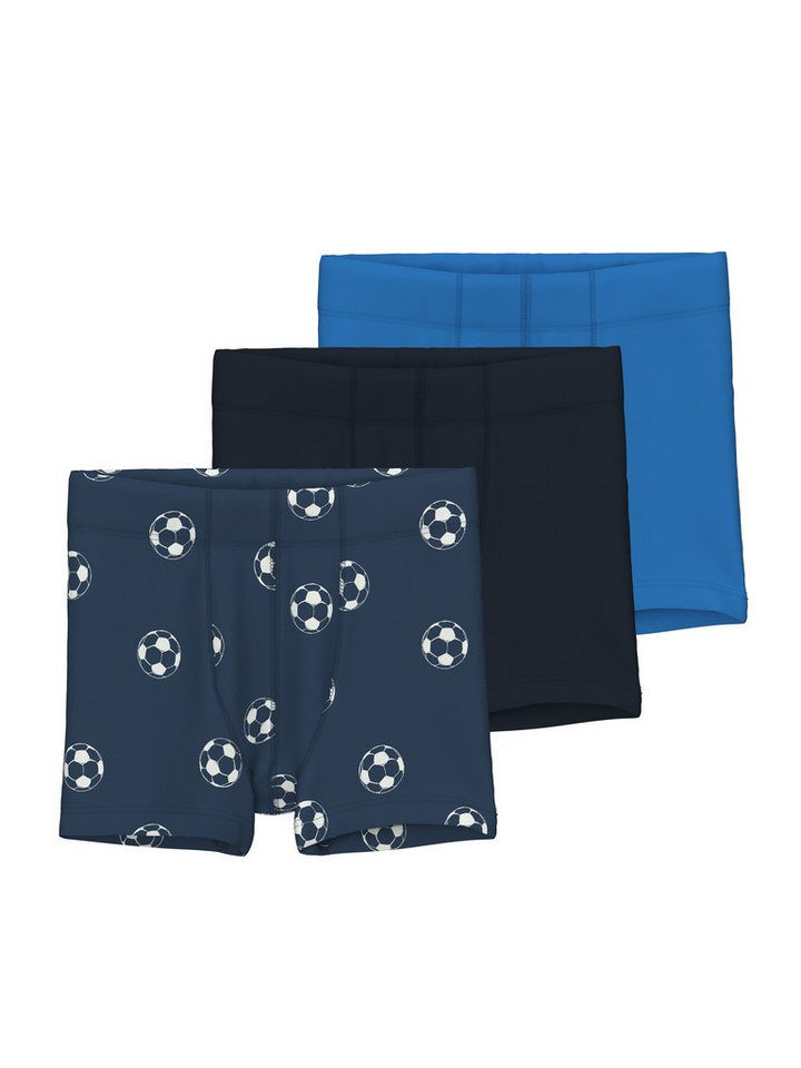 Name It Trunk NMMTIGHTS 3P DARK DENIM FOOTBALL NOOS (Packung, 3-St) von Name It