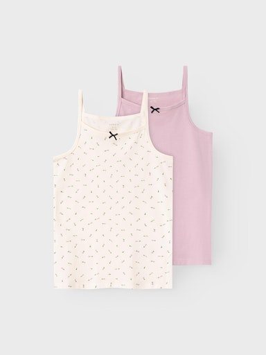 Name It Unterhemd NKFSTRAP TOP 2P BUTTERCREAM FLORAL NOOS (Set, 2-St) von Name It