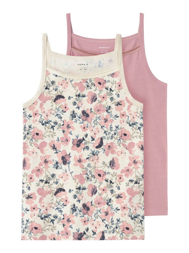 Name It Unterhemd NKFSTRAP TOP 2P NOSTALGIA FLOWER NOOS (Packung, 2-St) von Name It