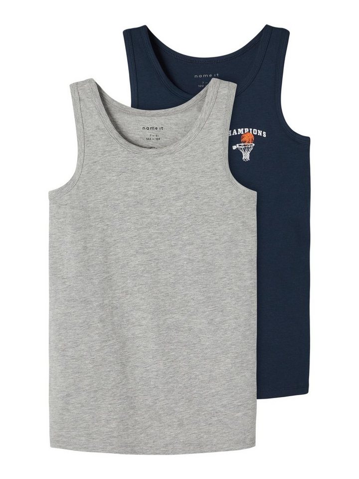 Name It Unterhemd NKMTANK TOP 2P DARK SAPPHIRE BASKET Name It Unterhemd NKMTANK TOP 2P DARK SAPPHIRE BASKET von Name It