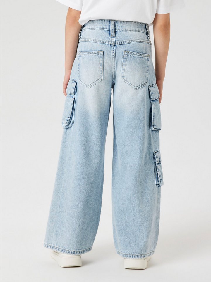 Name It Weite Jeans NKFBELLA WIDE CARGO JEANS 8772-BE NOOS Name It Weite Jeans NKFBELLA WIDE CARGO JEANS 8772-BE NOOS von Name It