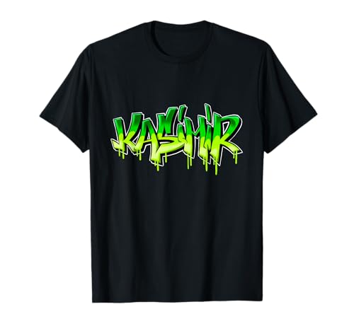 Name Kasimir Graffiti Jungen T-Shirt von Name Kasimir