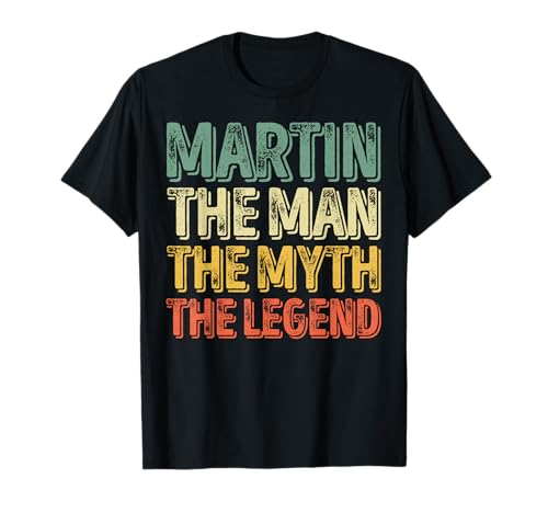 Martin The Man The Myth The Legend Shirt Vorname Martin T-Shirt von Name Martin Funny Shirts