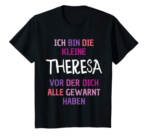 Kinder Name Theresa - Ich Bin Die Kleine Theresa T-Shirt von Name Theresa Geburtstag Namenstag