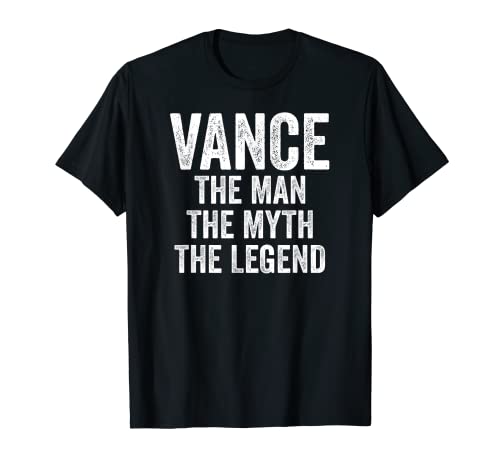 Herren Vance The Man The Myth The Legend Shirt Vorname Vance T-Shirt Herren Vance The Man The Myth The Legend Shirt Vorname Vance T-Shirt von Name Vance Funny Shirts