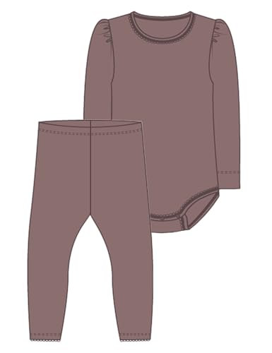 Name it baby Damen Nbfnigella Ls Slim Body/Legging Set, Twilight Mauve, Numeric_56 von Name it baby