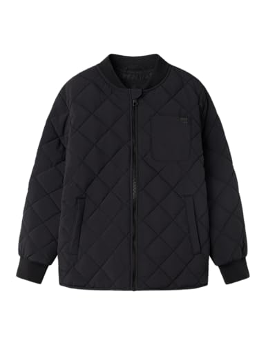 Name it kids Jungen Nkmmarlin Quilt Jacket Tb, Black, numeric_146 von Name it kids