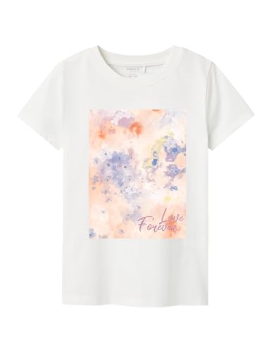 Name it kids Mädchen Nkfbatu Ss Top Box, Cloud Dancer, 122-128 EU von Name it kids