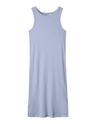 Name it kids Mädchen Nkfhellemie Xsl Sl Dress Pb, Xenon Blue, 146 cm von Name it kids