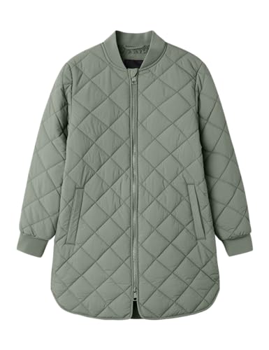 Name it kids Mädchen Nkfmarlin Quilt Jacket Long Tb, Shadow, Numeric_152 von Name it kids
