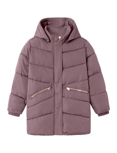 Name it kids Mädchen Nkfmemo Jacket Long Tb, Grape Shake, Numeric_164 von Name it kids