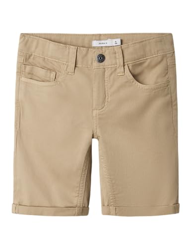 Name it kids Jungen Nkmsilas Isak L TWI Shorts 3122-Mf Tb, Island Fossil, 122 EU von Name it kids