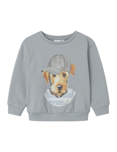 Name it mini Jungen Nmmbasse Nreg Sweat Unb, Quarry, 92 EU von Name it mini
