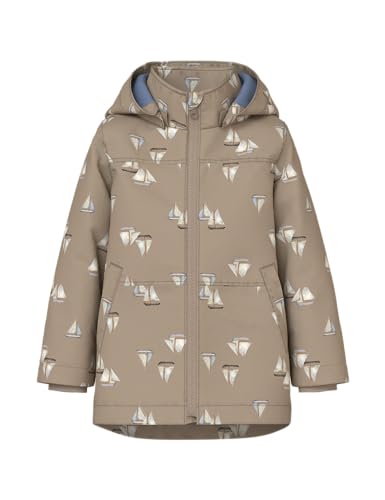 Name it mini Jungen Nmmmax Li Jacket Aop, Silver Mink, numeric_80 von Name it mini