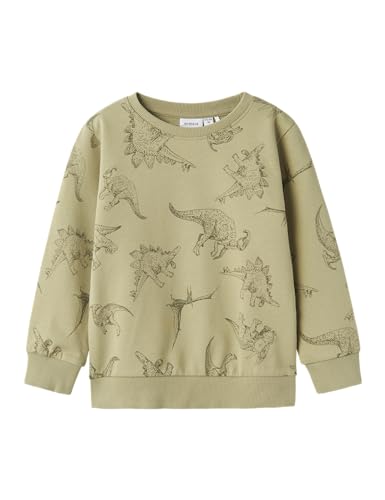 Name it mini Jungen Nmmvaron Ls AOP SWT Unb Noos, Tea, 104 EU von NAME IT