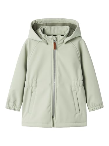 Name it mini Mädchen Nmfalfa08 Softshell Jacket H Magic Fo Tb, Desert Sage, Numeric_92 von Name it mini