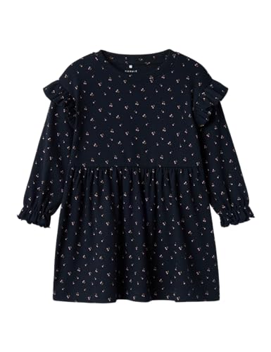Name it mini Mädchen Nmfbabeth Ls Dress, Navy Blazer, 86 EU von Name it mini
