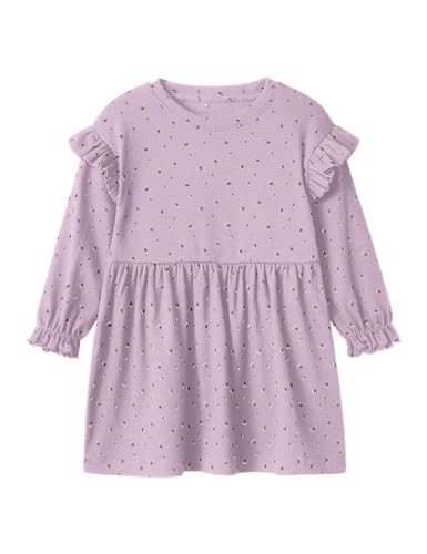 Name it mini Mädchen Nmfbabeth Ls Dress, Winsome Orchid, 92 EU von Name it mini