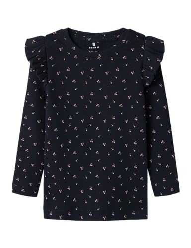 Name it mini Mädchen Nmfbabeth XSL Ls Top, Navy Blazer, 104 EU von Name it mini