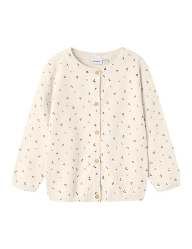 Name it mini Mädchen Nmfbasine Ls Knit Card, Summer Sand, 86 EU von Name it mini