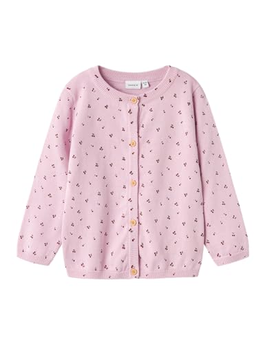 Name it mini Mädchen Nmfbasine Ls Knit Card, Winsome Orchid, 80 EU von Name it mini